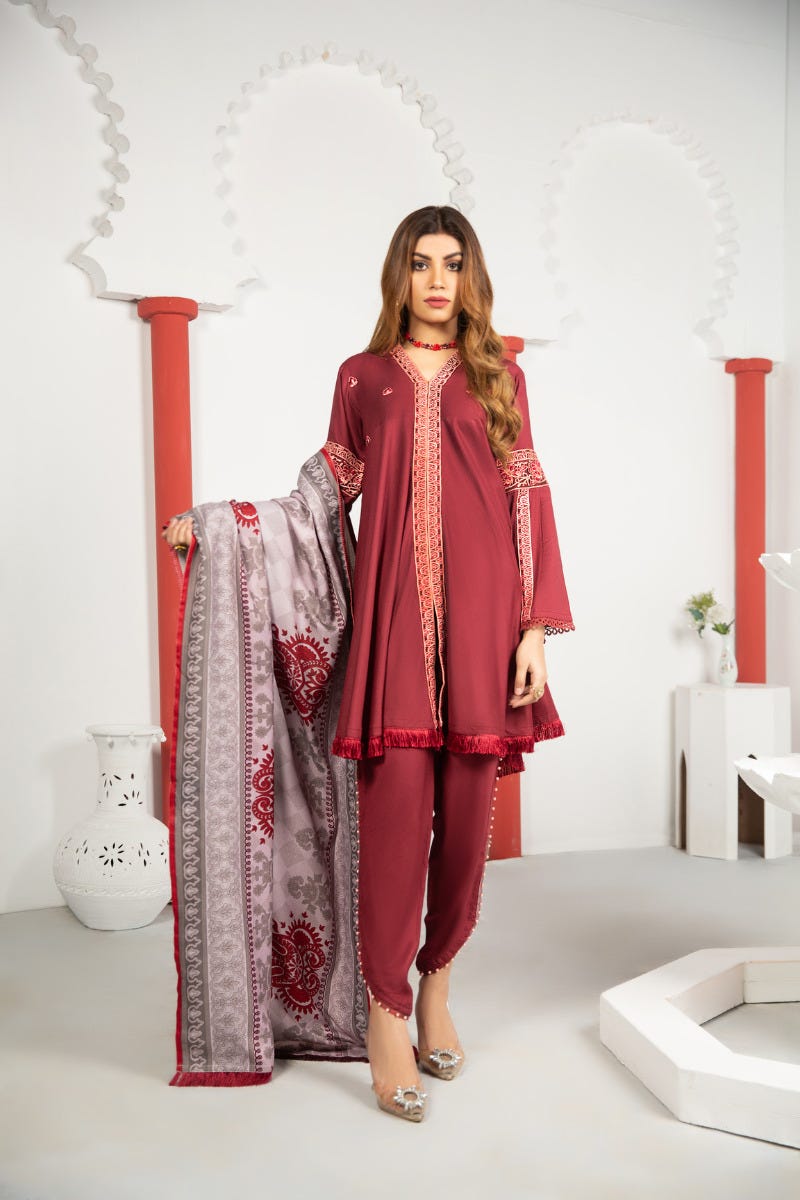 Winter Gulwarun Ready to Wear 3Pcs Collection 07