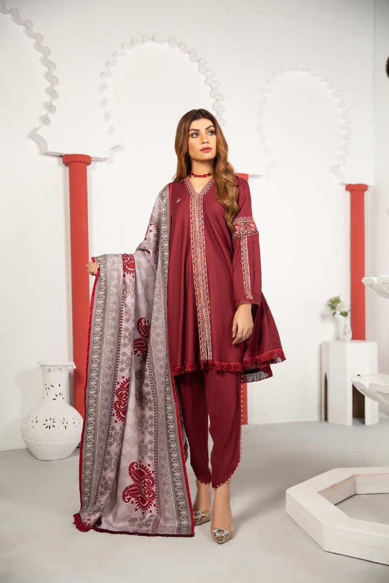 Winter Gulwarun Ready to Wear 3Pcs Collection 07