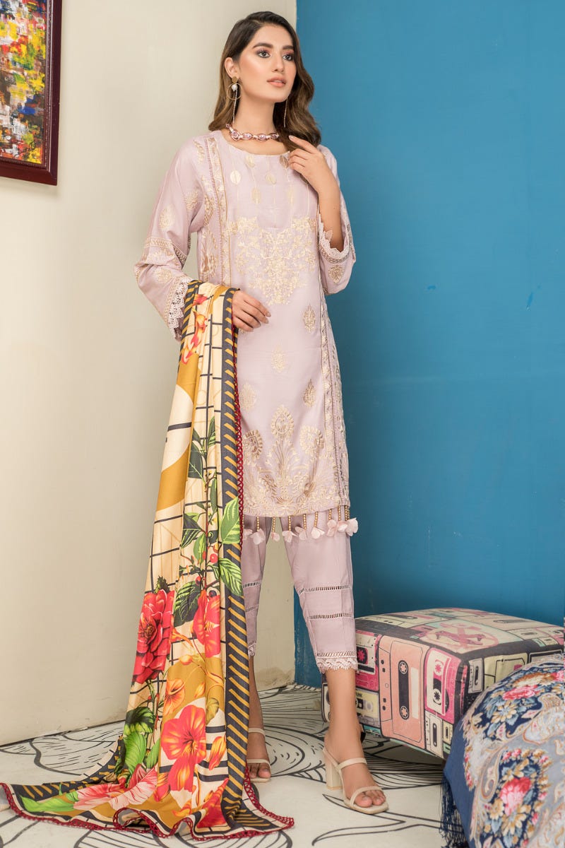 New Winter Ready to Wear 3 Pcs Dress by Gulwarun 05