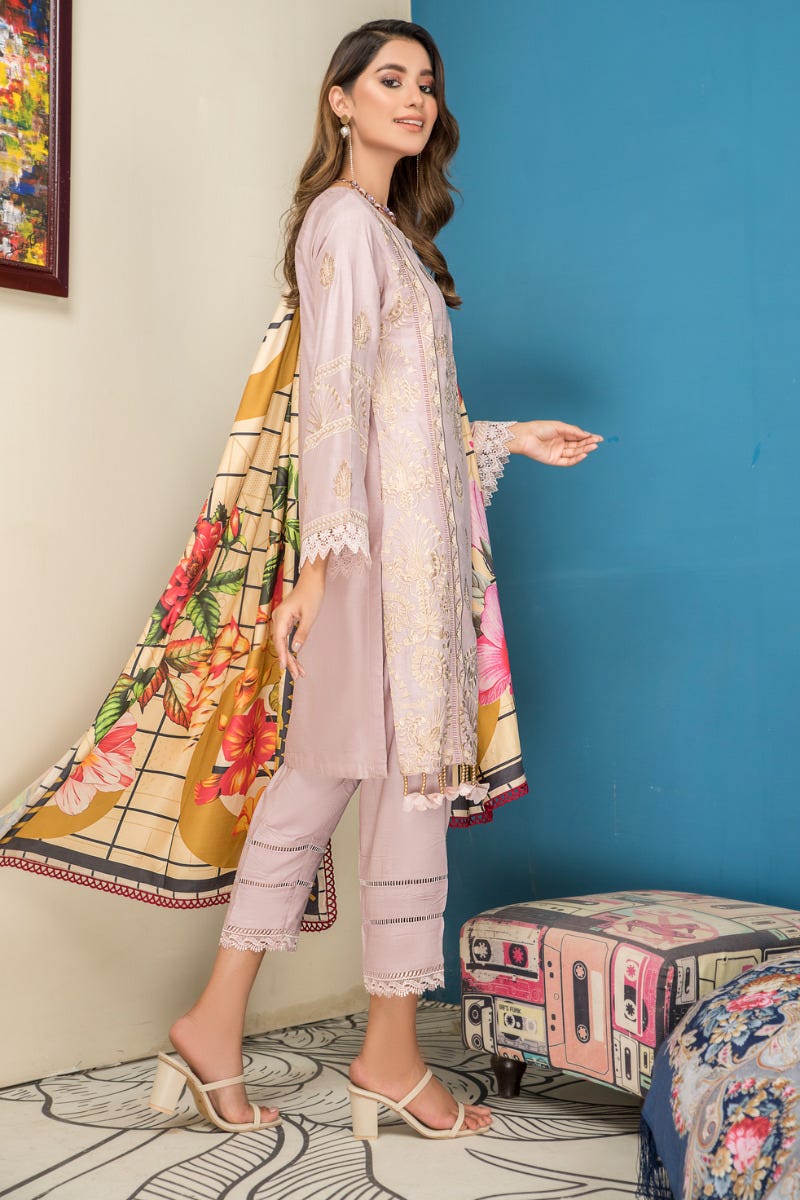 New Winter Ready to Wear 3 Pcs Dress by Gulwarun 05
