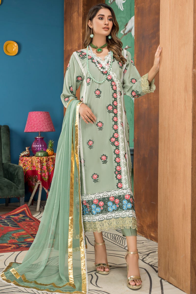New Winter Ready to Wear 3 Pcs Dress by Gulwarun 06