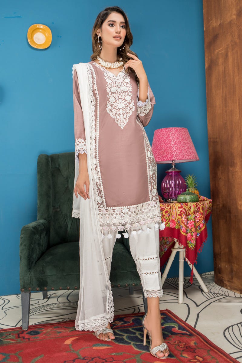 New Winter Ready to Wear 3 Pcs Dress by Gulwarun 04