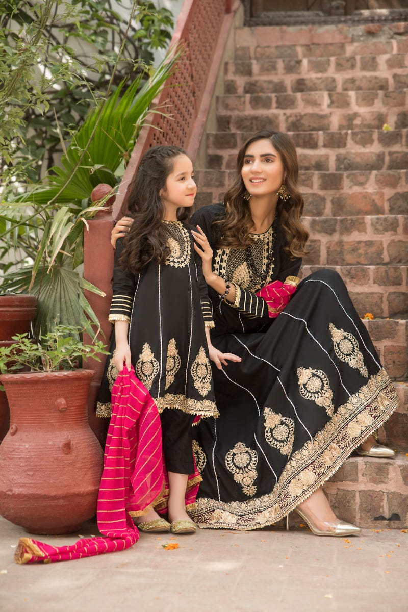Kids Gulwarun Ready to Wear Eid Dress 3A
