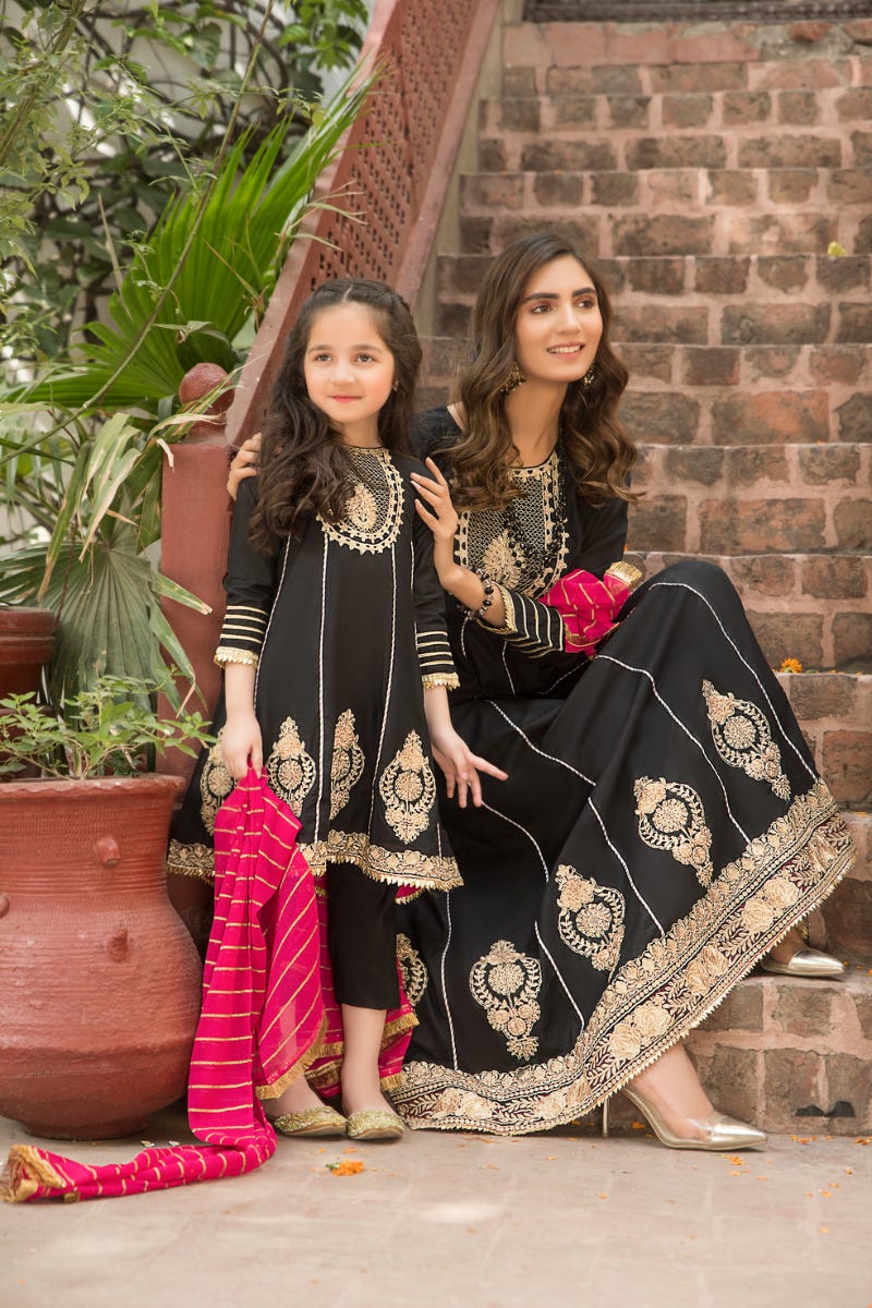 Kids Gulwarun Ready to Wear Eid Dress 3A