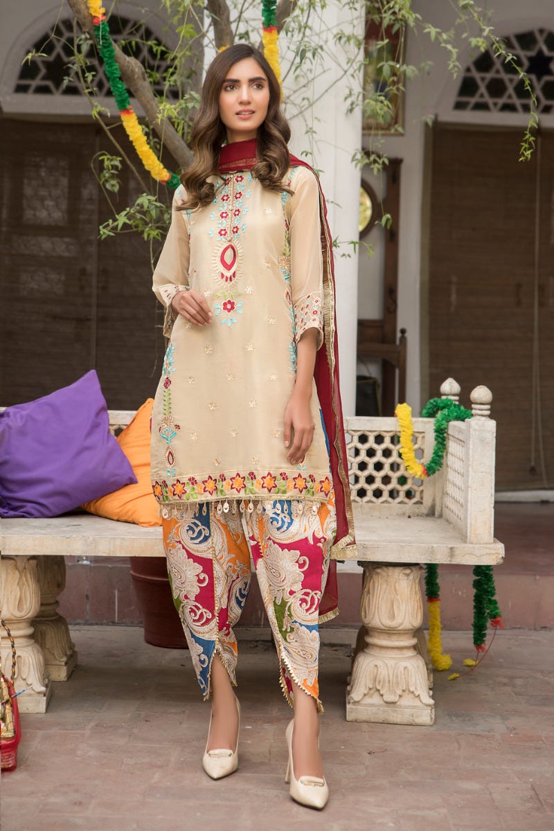 Gulwarun Ready to Wear Eid Dress 05A