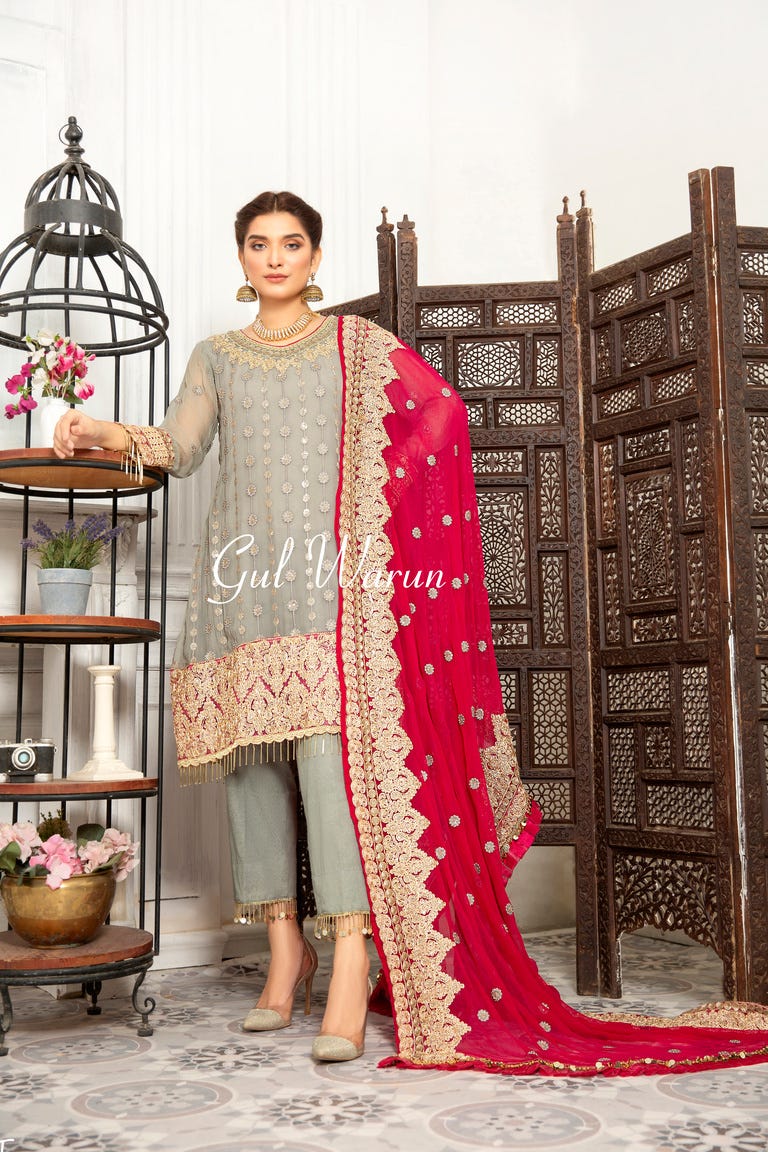 Gulwarun Formal Chiffon Ready to Wear Collection 05