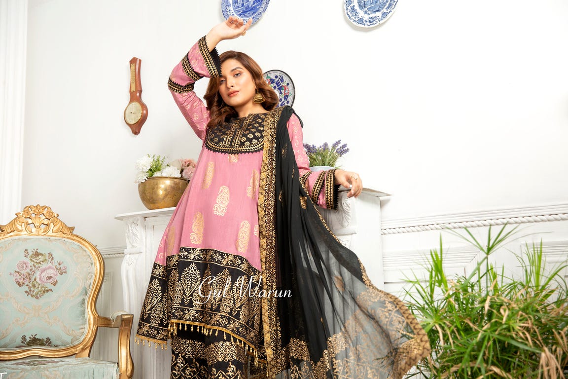 Gulwarun Ready to Wear Block printed Collection 01