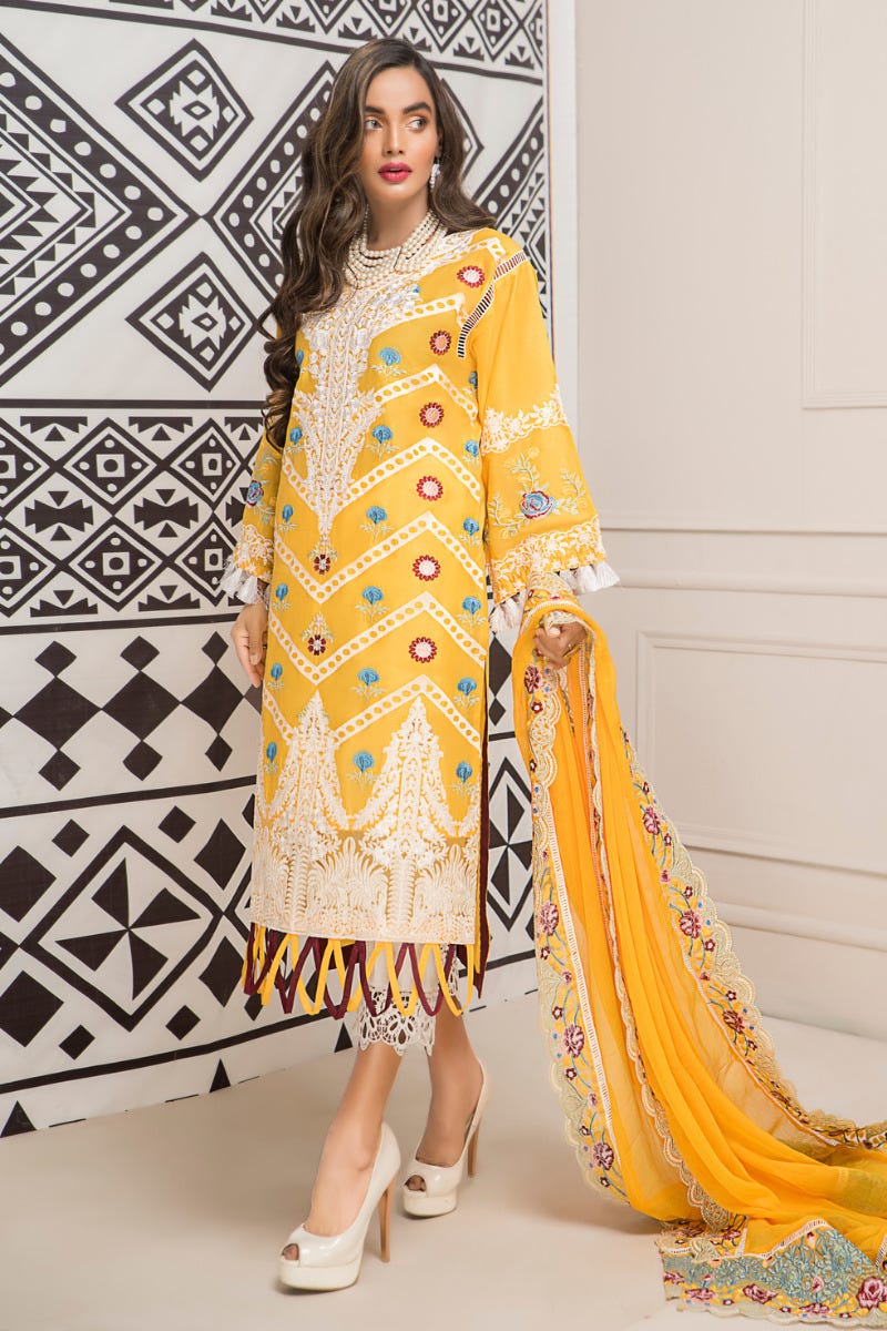 Ready to Wear Lawn Collection by Gulwarun 01