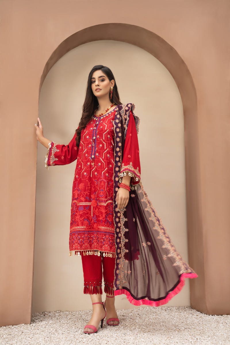 Winter Ready to Wear Linen Collection by Gulwarun 09