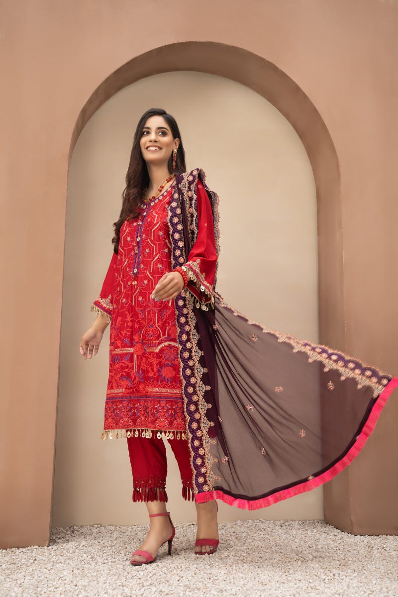 Winter Ready to Wear Linen Collection by Gulwarun 09