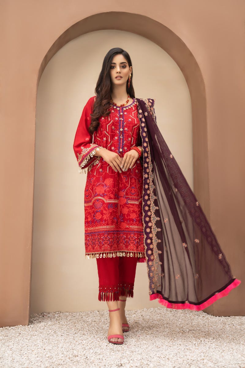 Winter Ready to Wear Linen Collection by Gulwarun 09