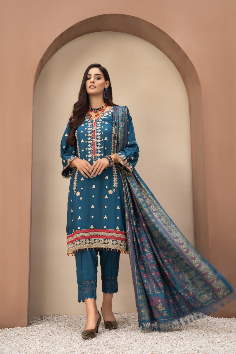 Winter Ready to Wear Linen Collection by Gulwarun 02