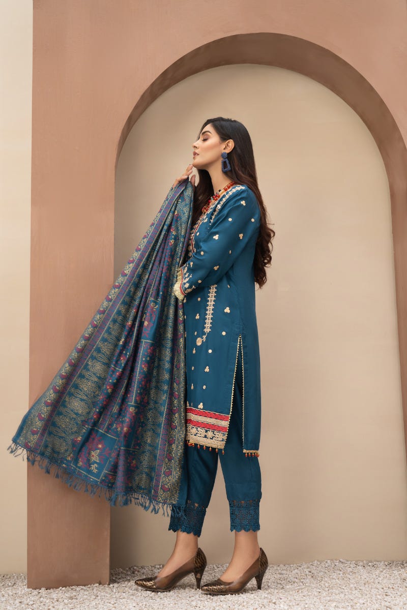 Winter Ready to Wear Linen Collection by Gulwarun 02