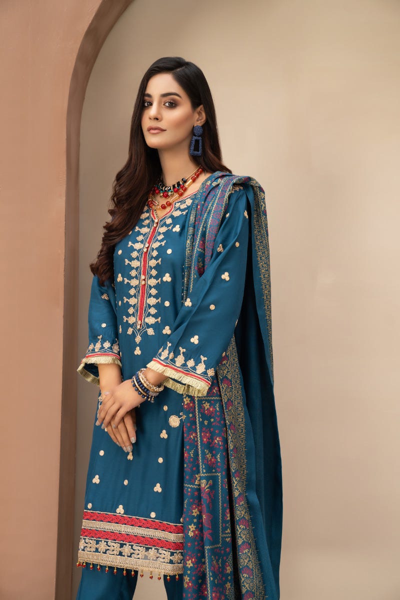 Winter Ready to Wear Linen Collection by Gulwarun 02
