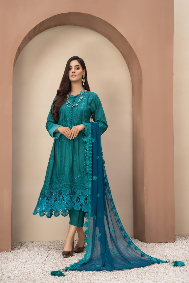 Winter Ready to Wear Linen Collection by Gulwarun 01