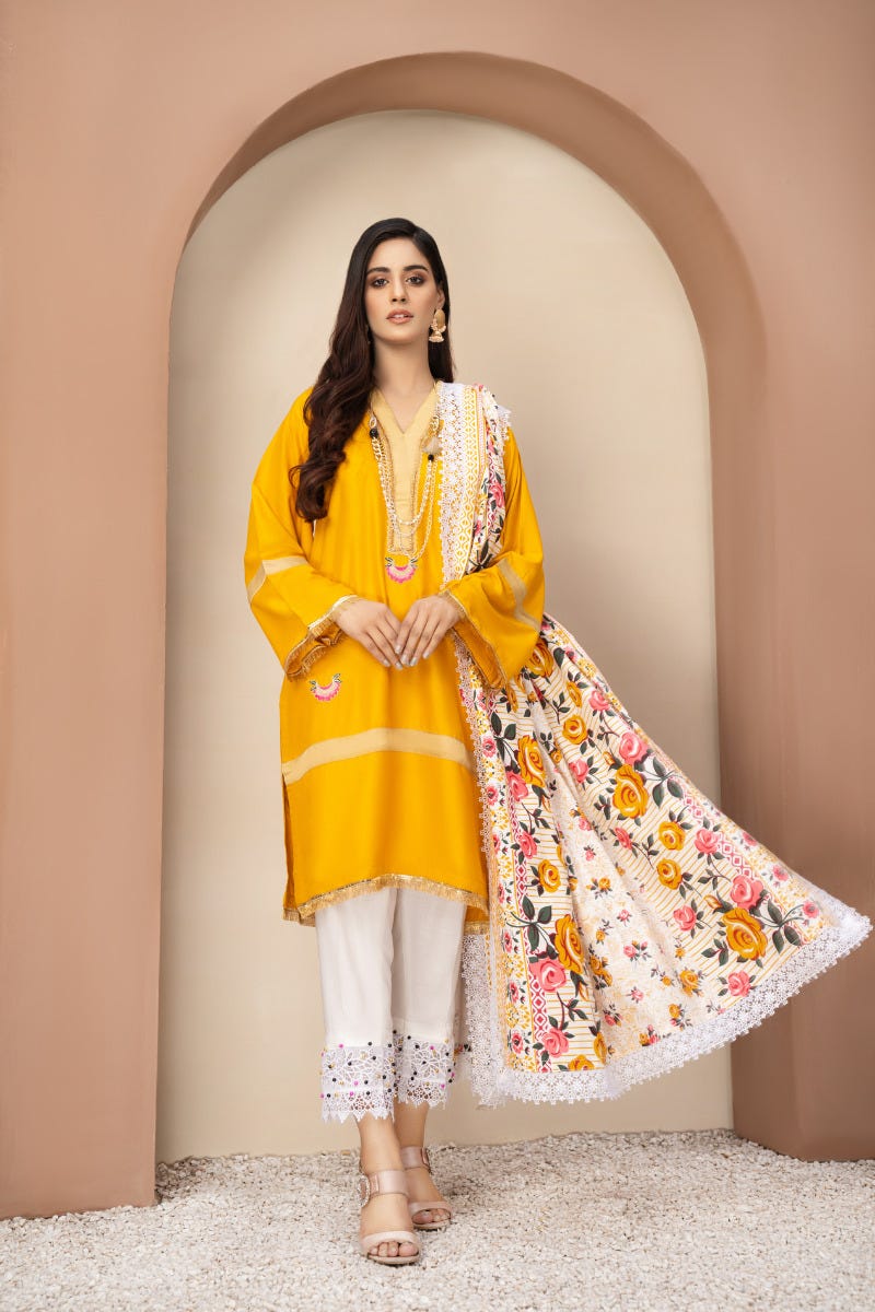 Winter Ready to Wear Linen Collection by Gulwarun 11