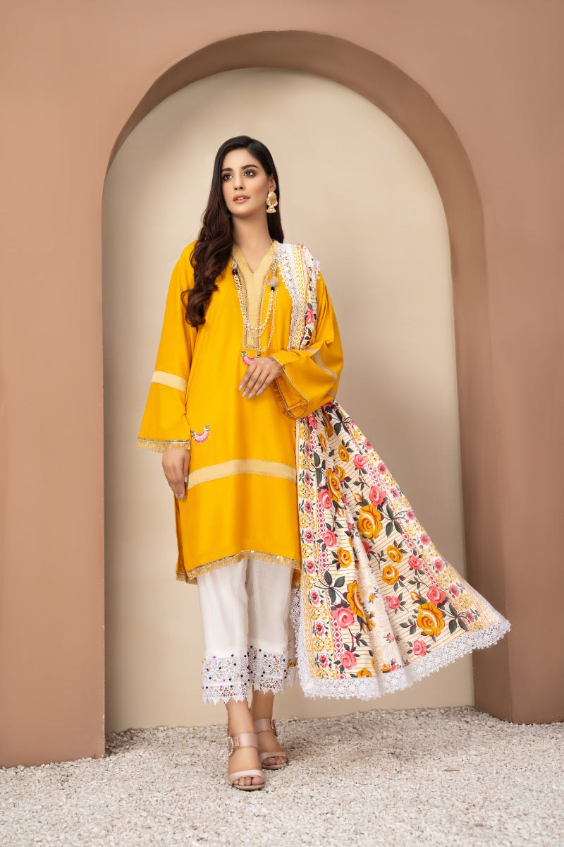 Winter Ready to Wear Linen Collection by Gulwarun 11