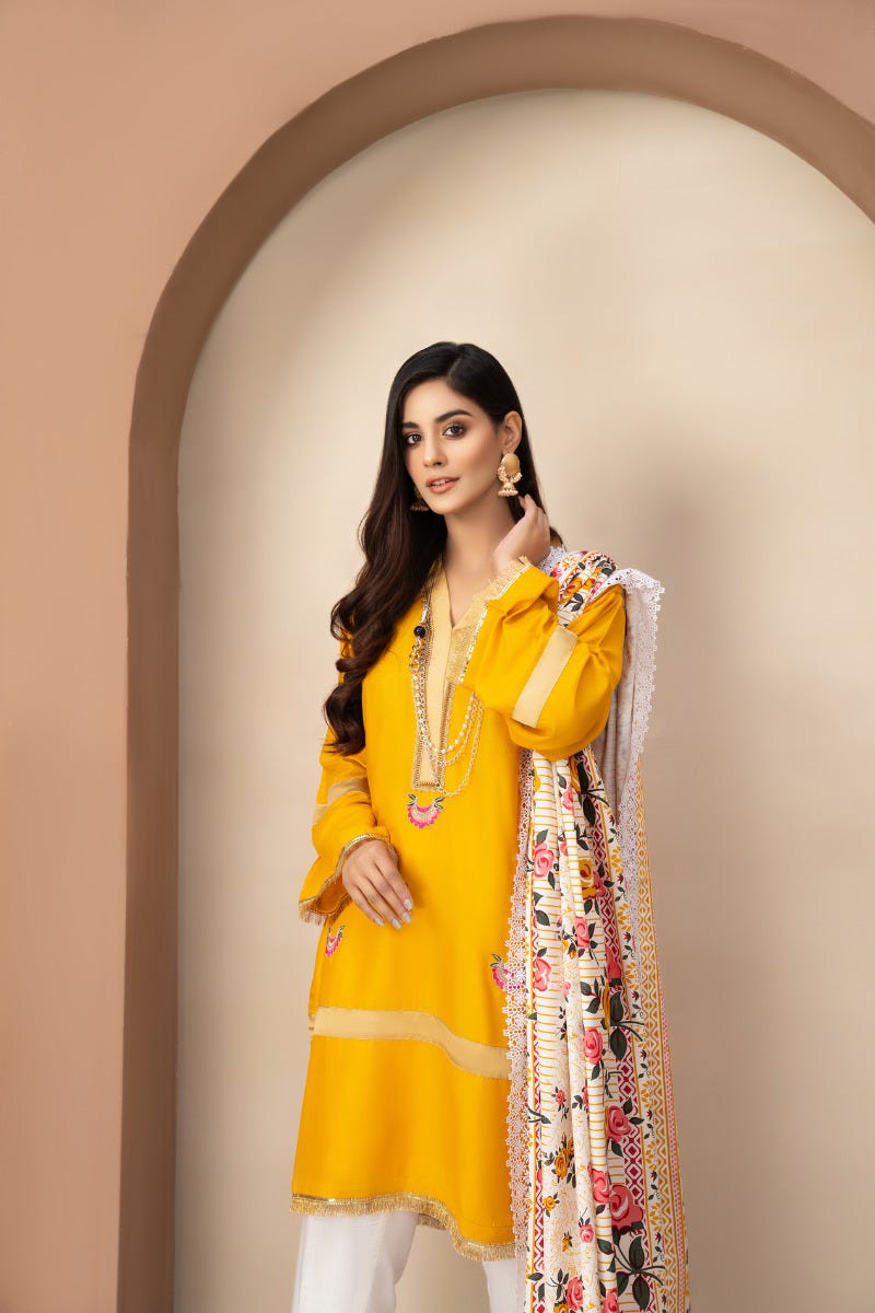 Winter Ready to Wear Linen Collection by Gulwarun 11
