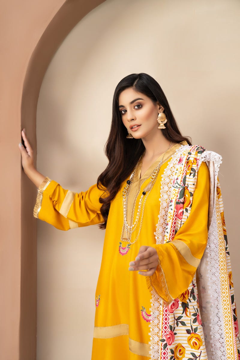 Winter Ready to Wear Linen Collection by Gulwarun 11