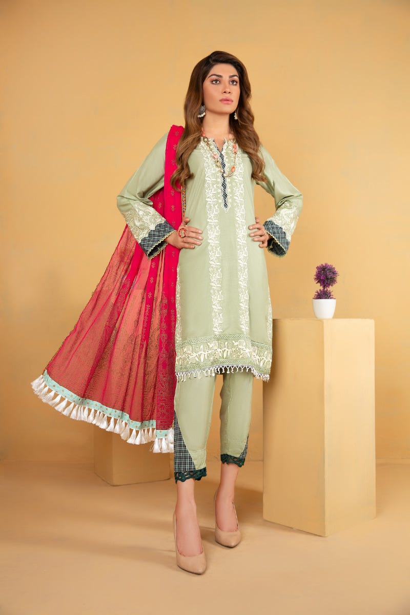 Ready to Wear Embroidered Pret Collection by Gulwarun 12