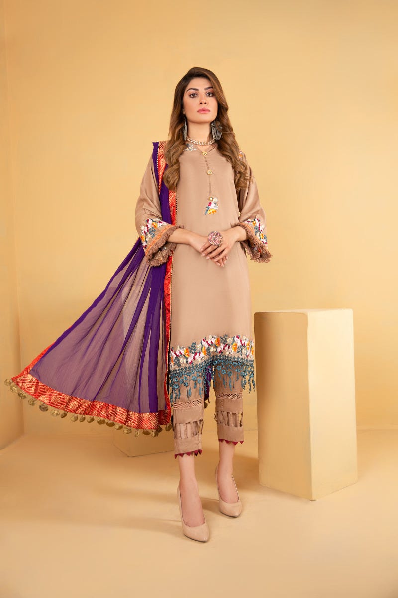 Ready to Wear Embroidered Pret Collection by Gulwarun 07