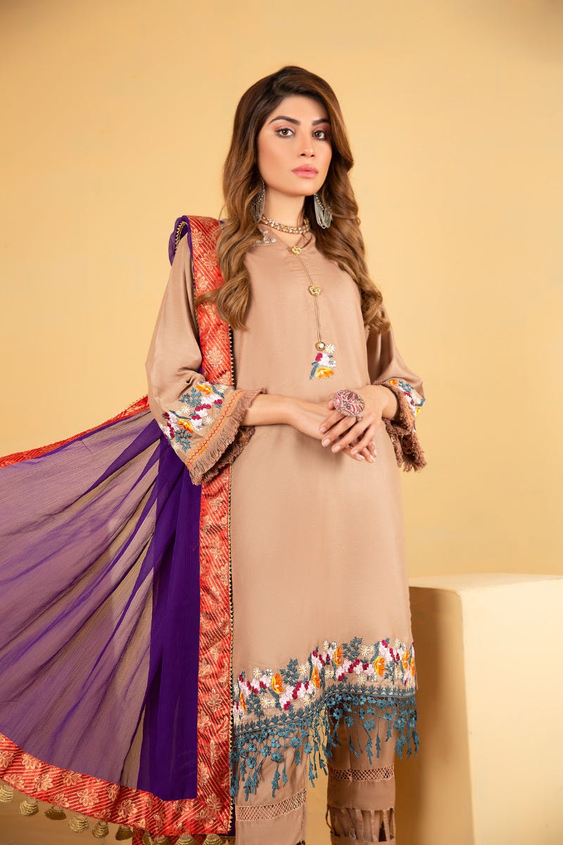 Ready to Wear Embroidered Pret Collection by Gulwarun 07