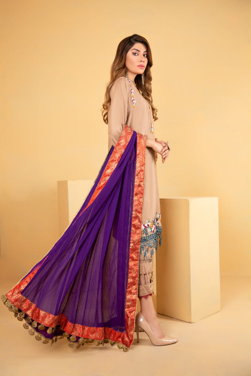Ready to Wear Embroidered Pret Collection by Gulwarun 07