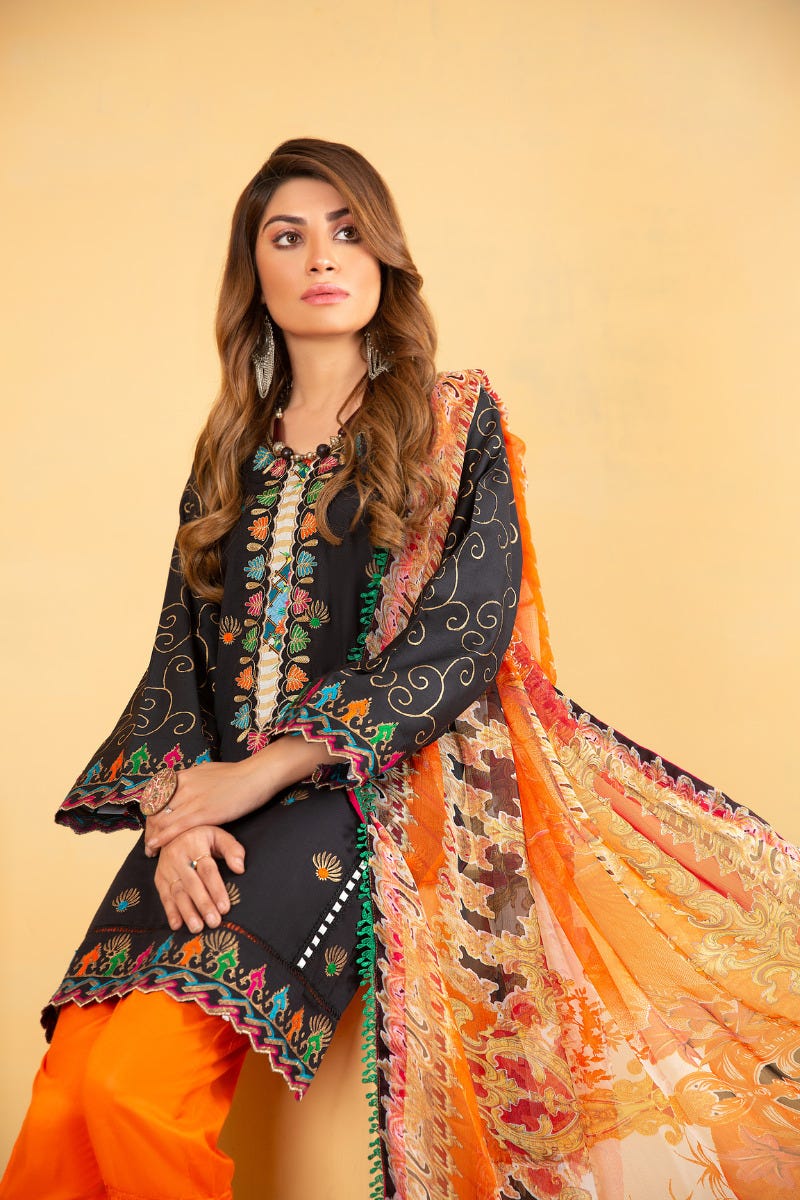 Ready to Wear Embroidered Pret Collection by Gulwarun 11
