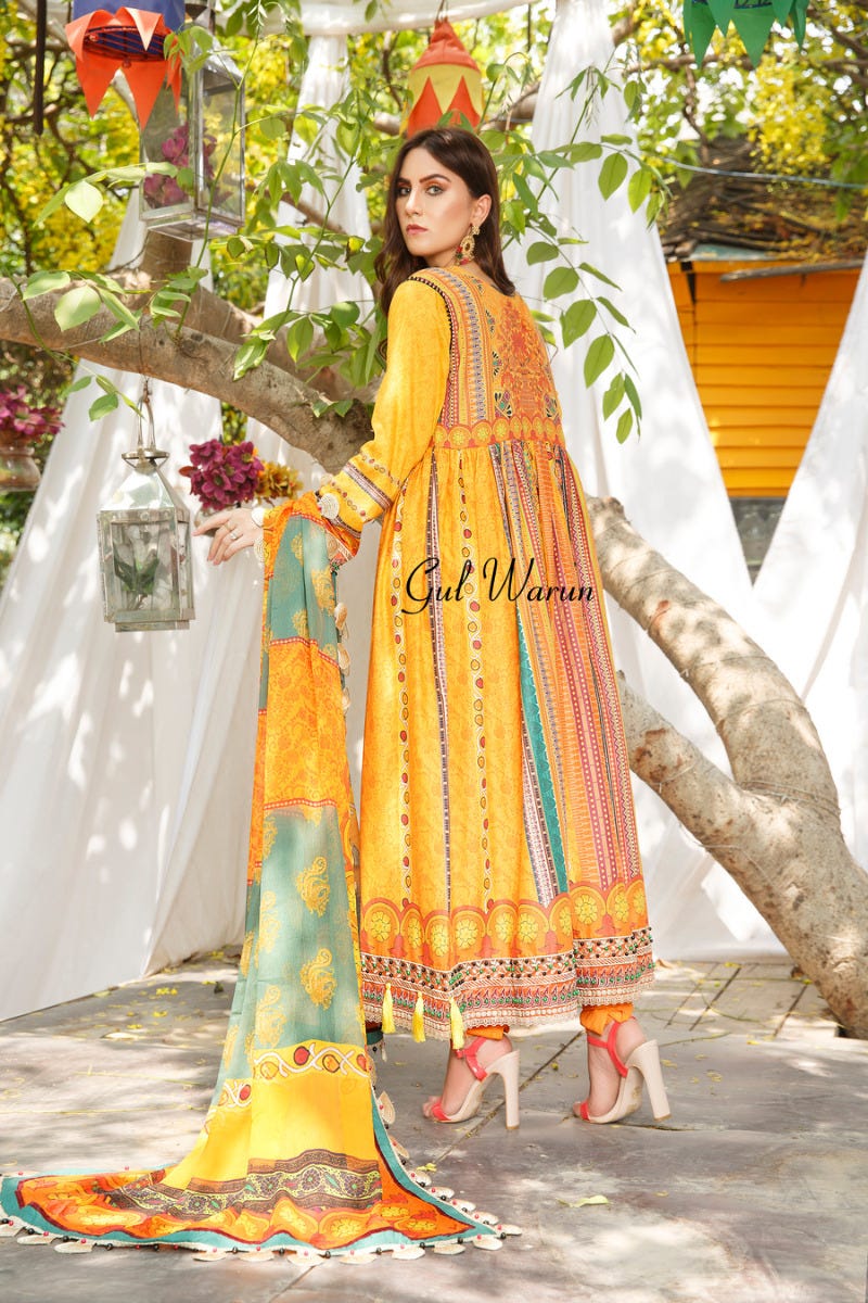 Gulwarun Eid Lawn Ready to Wear Collection 02