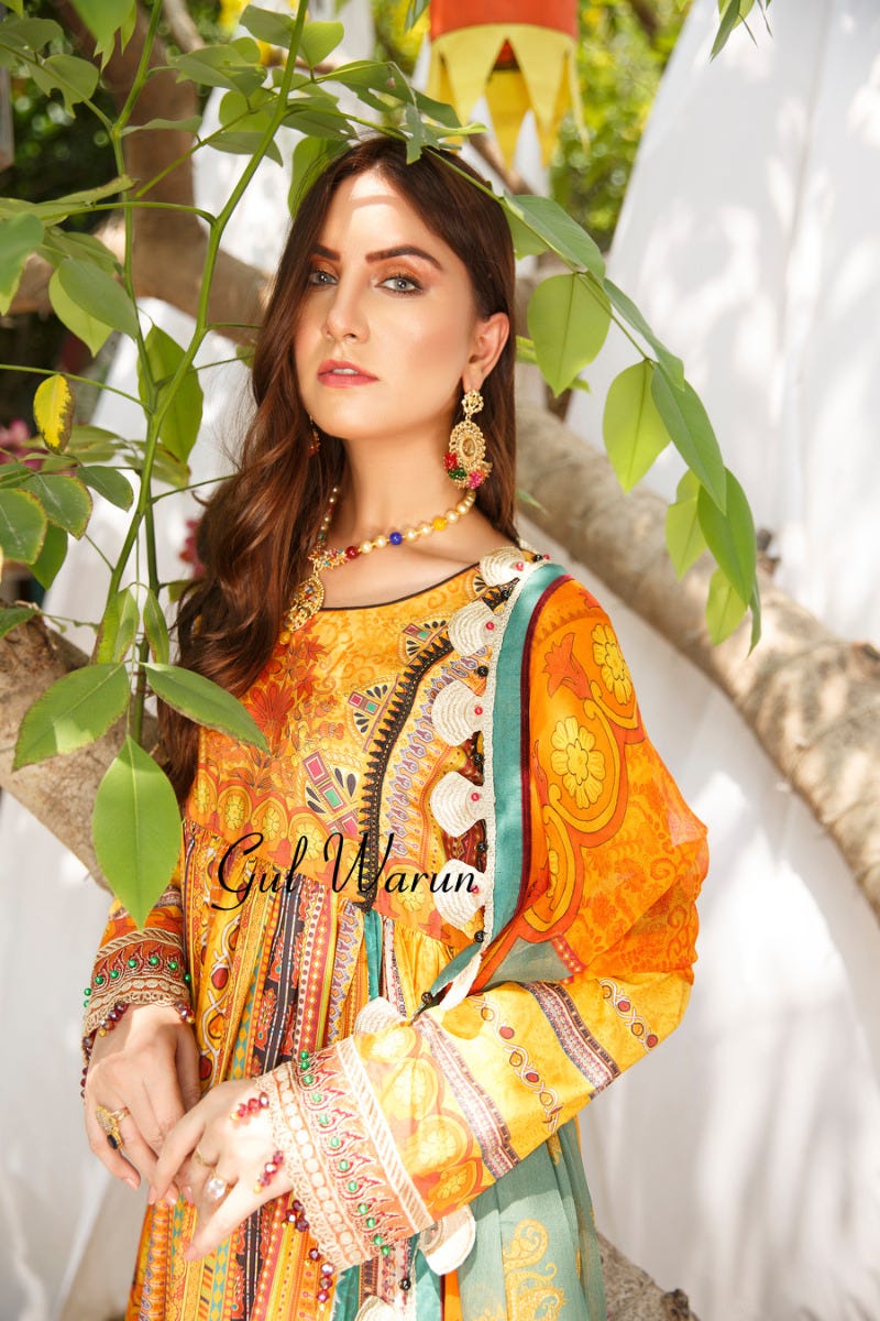 Gulwarun Eid Lawn Ready to Wear Collection 02