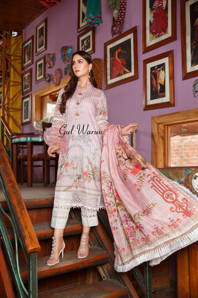 Gulwarun Eid Lawn Ready to Wear Collection 07
