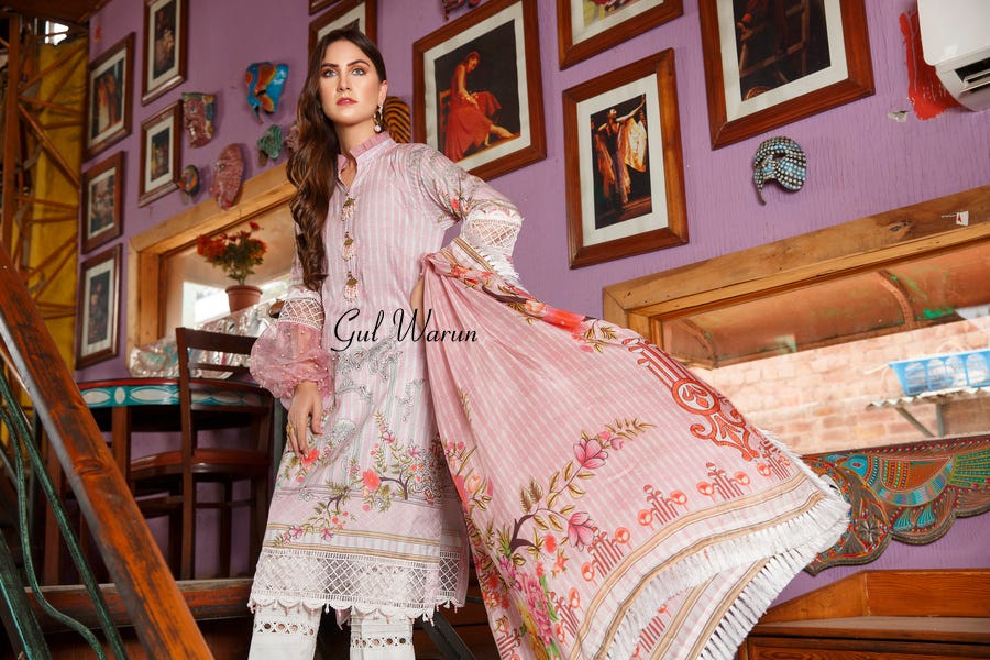 Gulwarun Eid Lawn Ready to Wear Collection 07