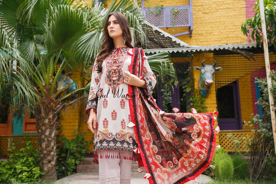 Gulwarun Eid Lawn Ready to Wear Collection 08