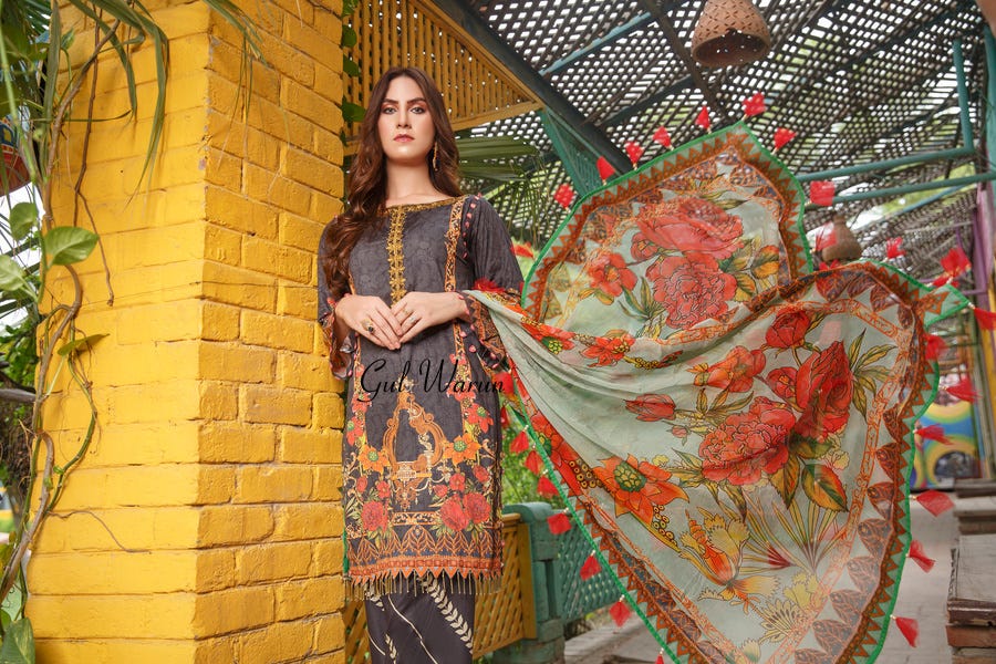 Gulwarun Eid Lawn Ready to Wear Collection 01