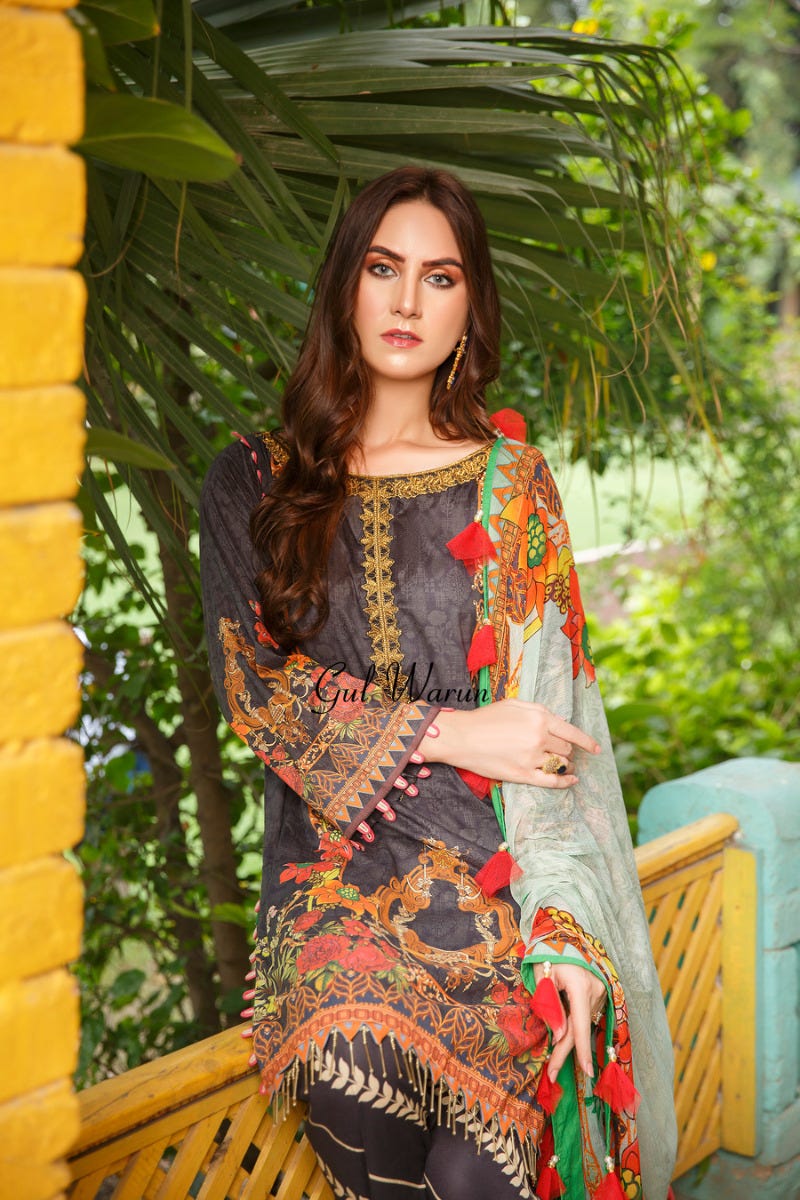 Gulwarun Eid Lawn Ready to Wear Collection 01