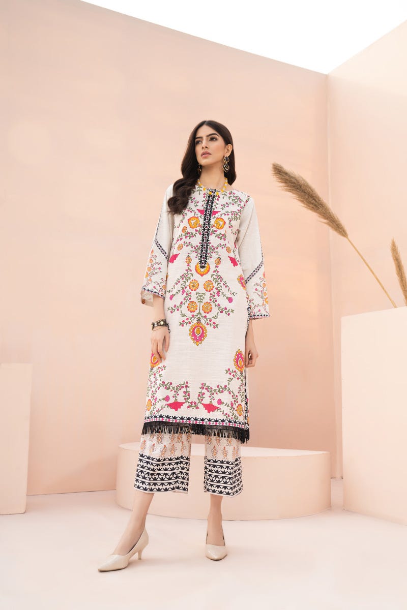 Winter 2 Pcs Ready to Wear Khadar Dress by Hemline 05