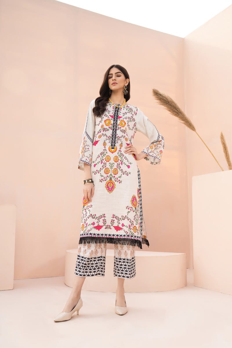 Winter 2 Pcs Ready to Wear Khadar Dress by Hemline 05