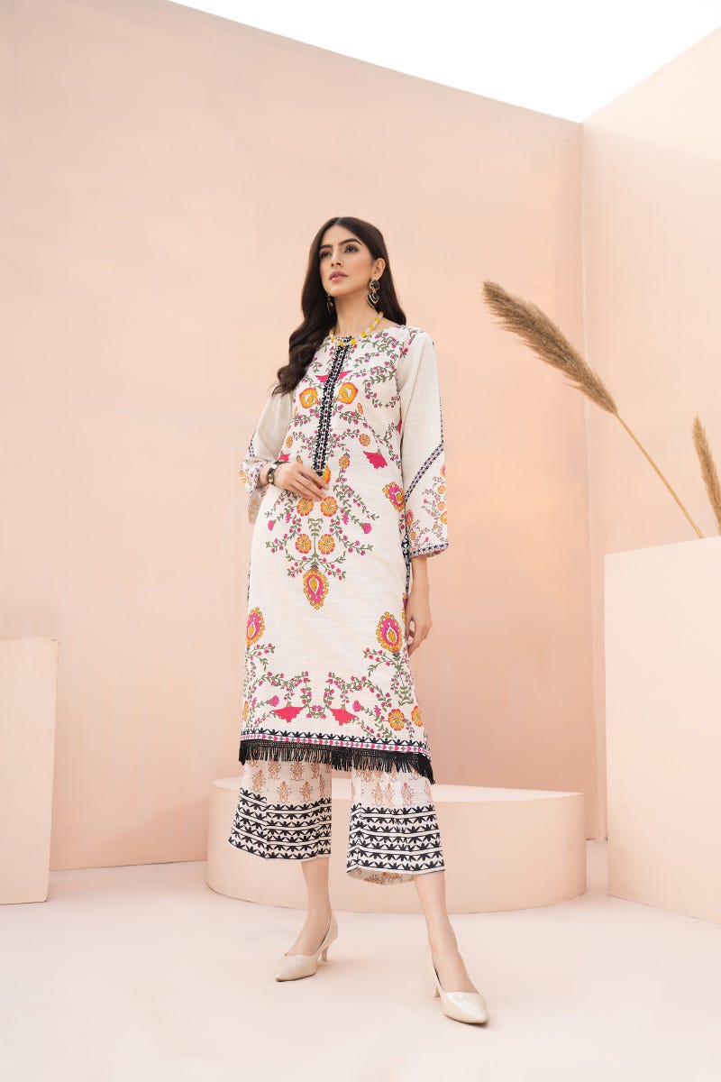 Winter 2 Pcs Ready to Wear Khadar Dress by Hemline 05