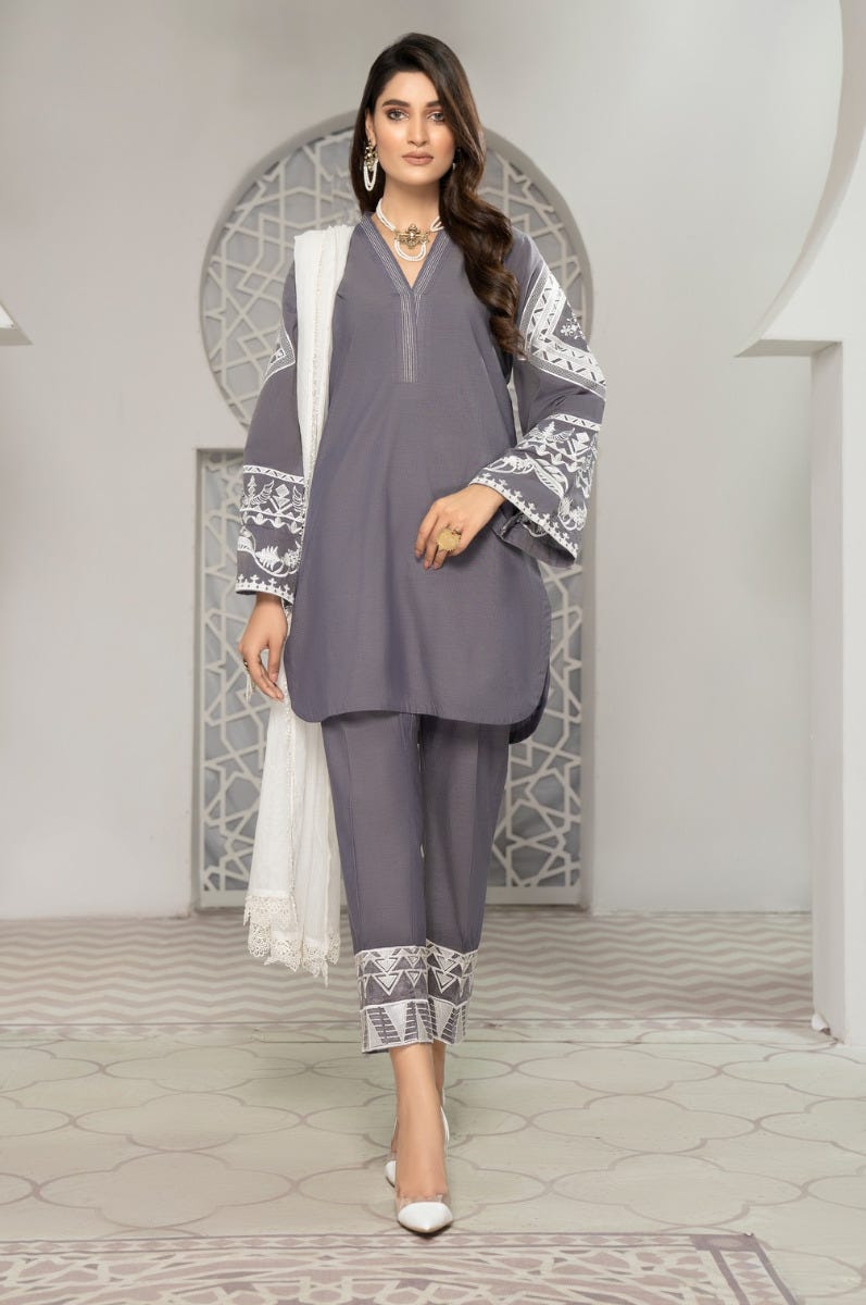 Ready to Wear 3 Pcs Eid Lawn Collection by Gulwarun 01