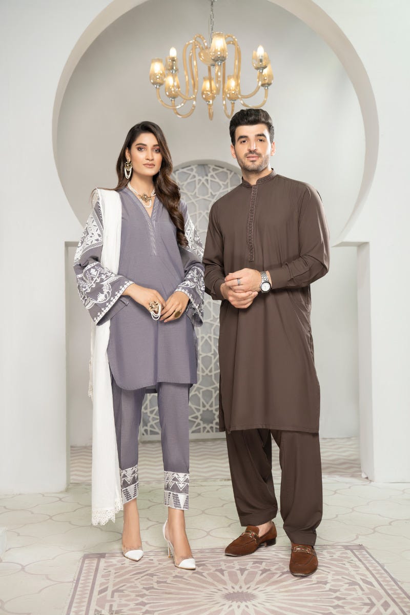 Ready to Wear 3 Pcs Eid Lawn Collection by Gulwarun 01