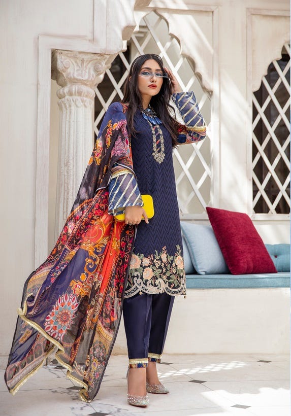 Chikankari Ready to Wear Eid Collection by Simrans 01