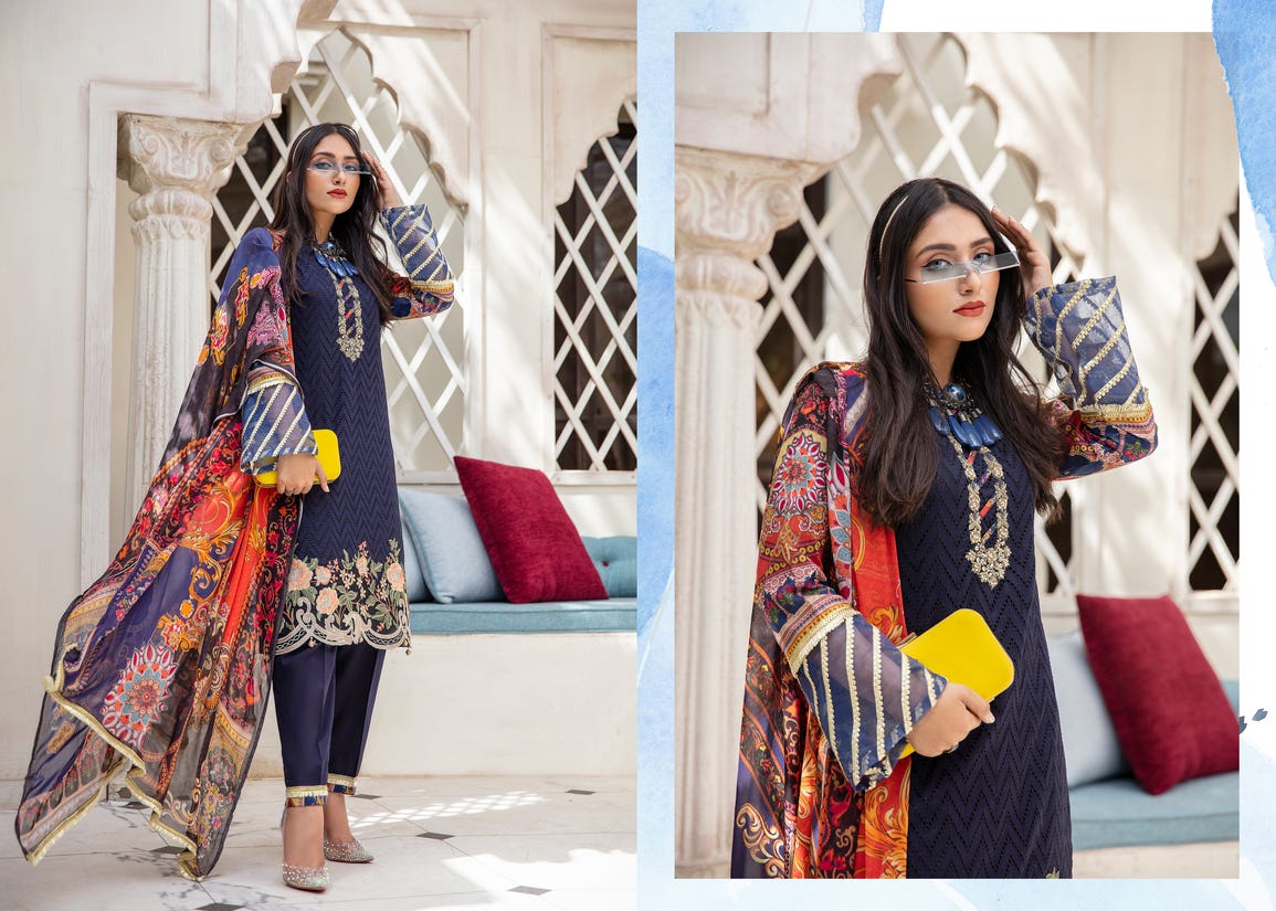Chikankari Ready to Wear Eid Collection by Simrans 01