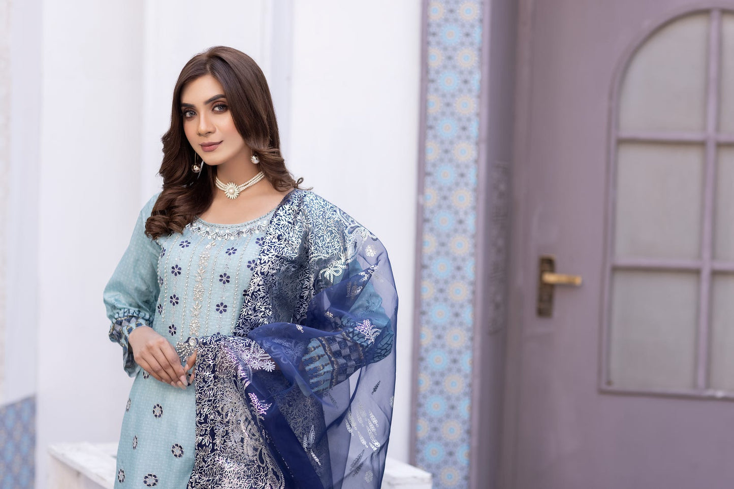 Sofia 3pc Festive Embroidered Lawn 05
