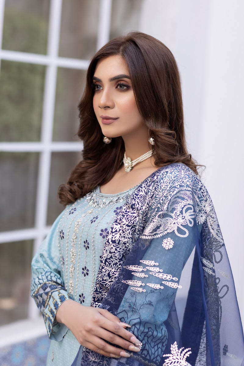Sofia 3pc Festive Embroidered Lawn 05