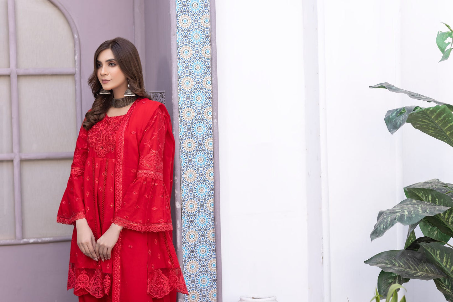 Sofia 3pc Festive Embroidered Lawn 04