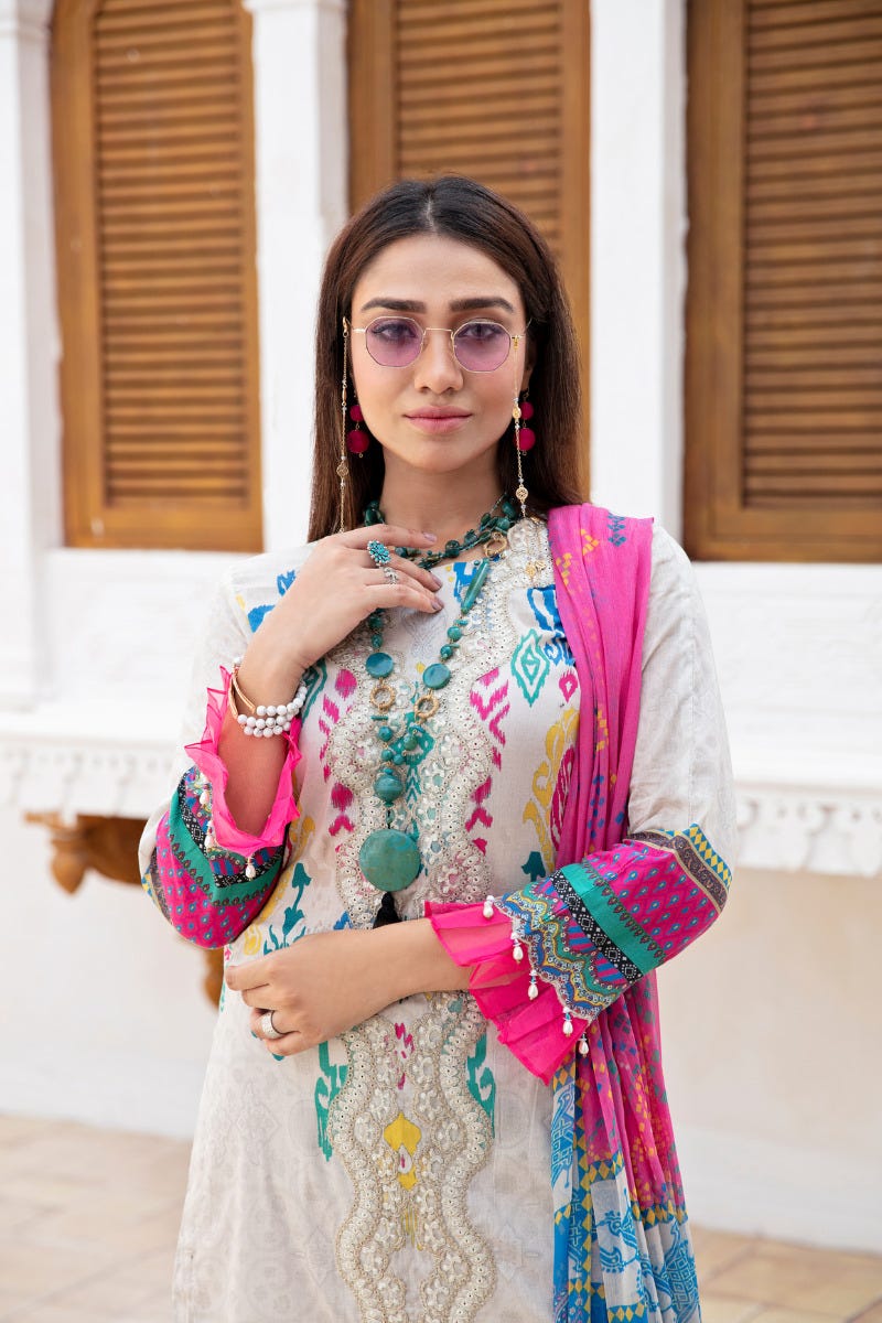 Ready to Wear Haseen Lawn Embroidered Collection 03