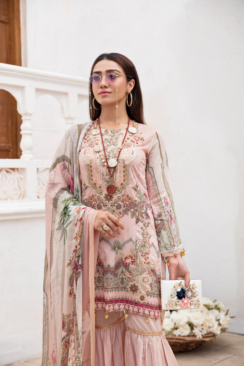 Ready to Wear Haseen Lawn Embroidered Collection 04