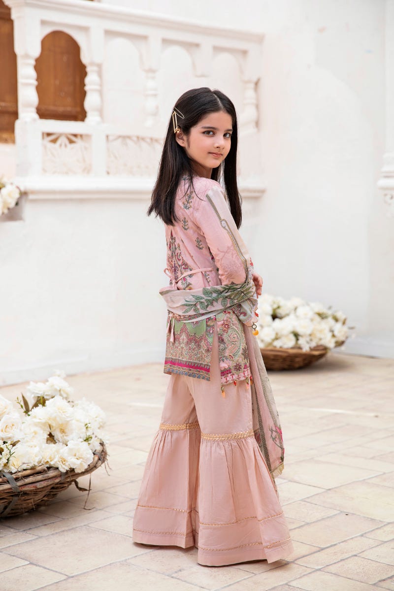 Kids Ready to Wear Haseen Lawn Embroidered Collection 04