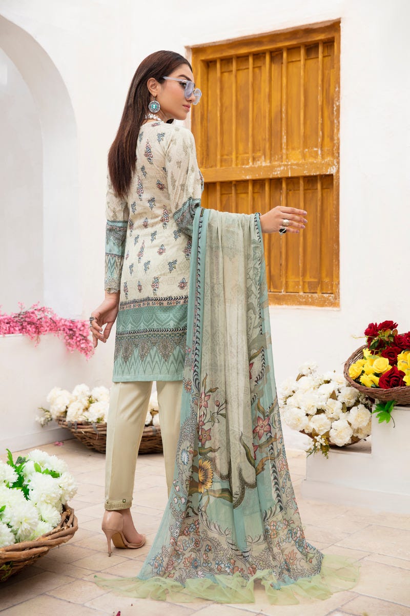 Ready to Wear Haseen Lawn Embroidered Collection 05