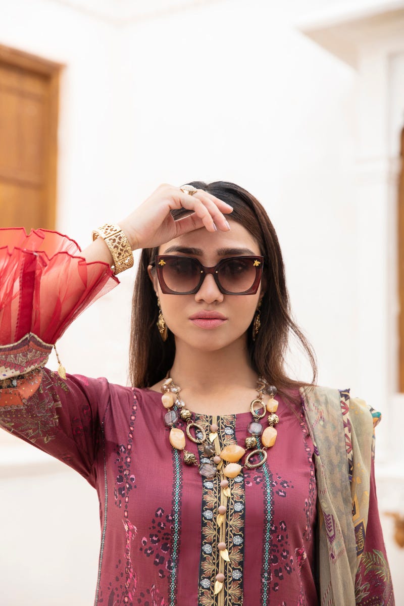 Ready to Wear Haseen Lawn Embroidered Collection 06